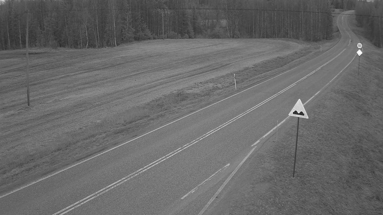 Weather Camera Image Väg 78 Puolanka, Paasikoski, Puolanka, Kainuu