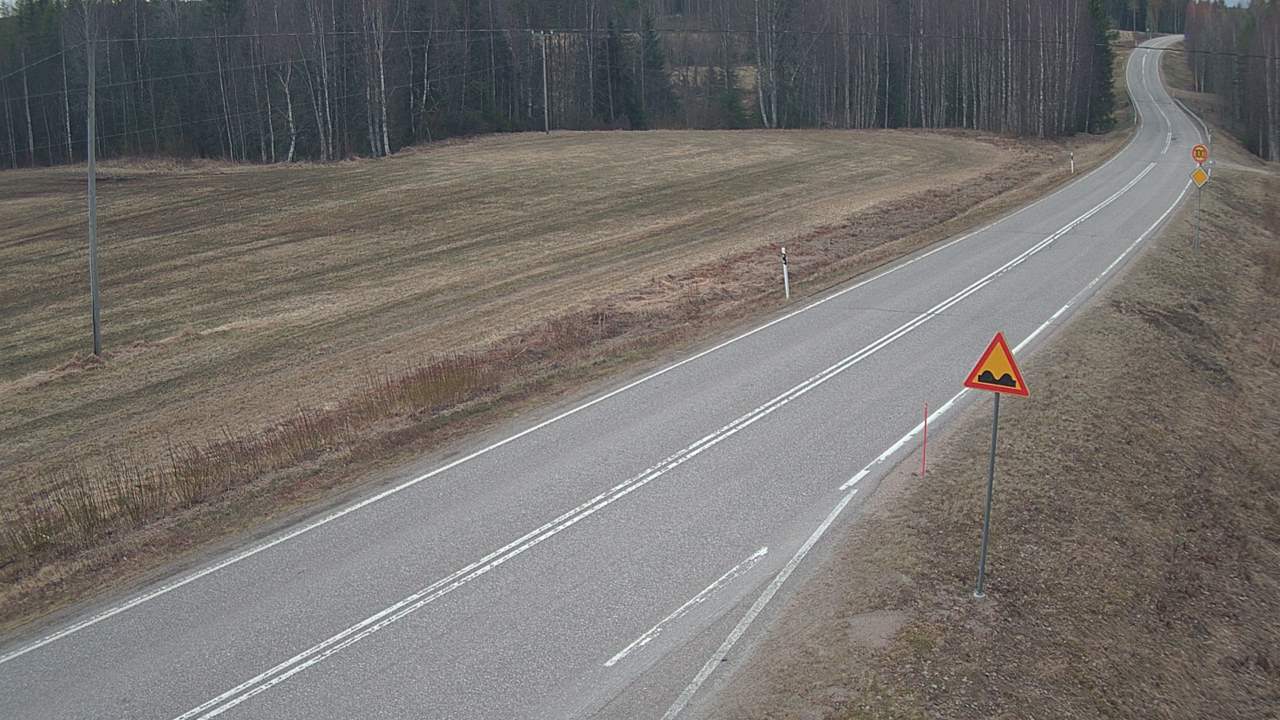 Weather Camera Image Väg 78 Puolanka, Paasikoski, Puolanka, Kainuu