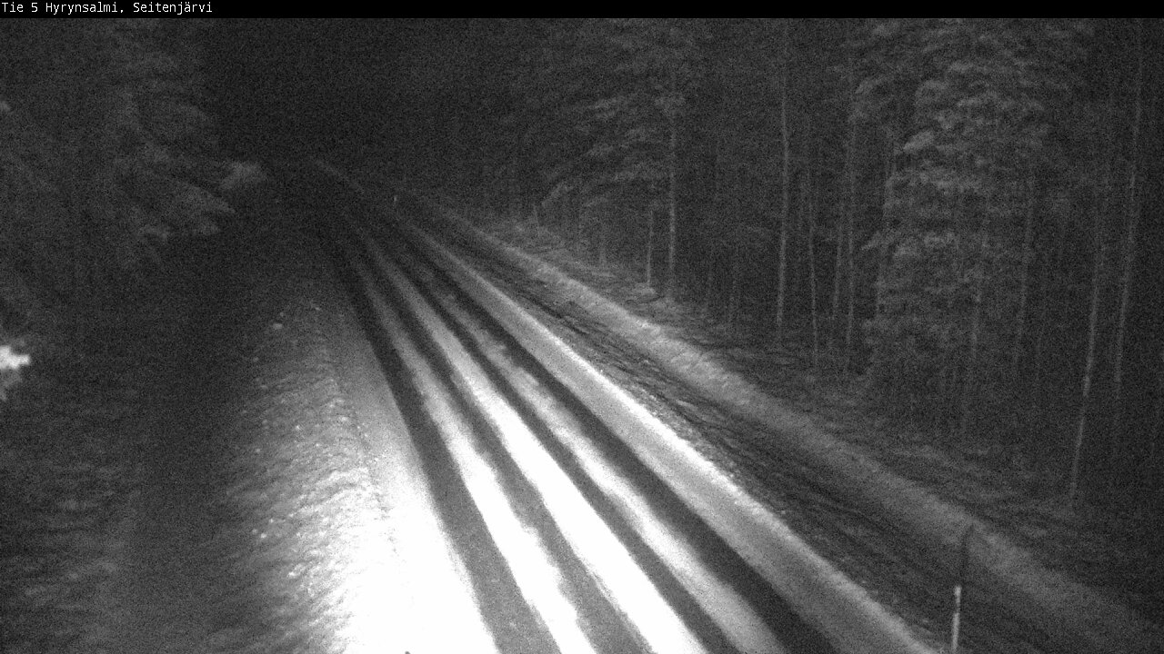 Weather Camera Image Road 5 Hyrynsalmi, Seitenjärvi, Hyrynsalmi, Kainuu