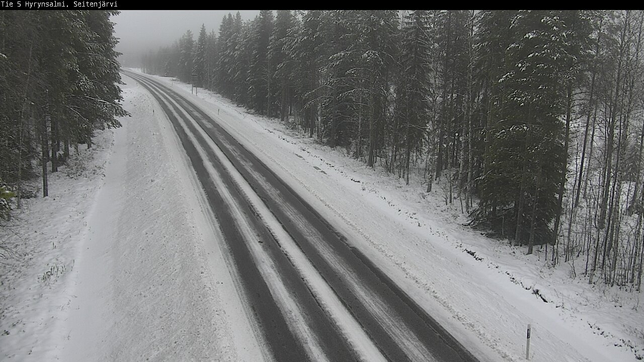 Weather Camera Image Road 5 Hyrynsalmi, Seitenjärvi, Hyrynsalmi, Kainuu
