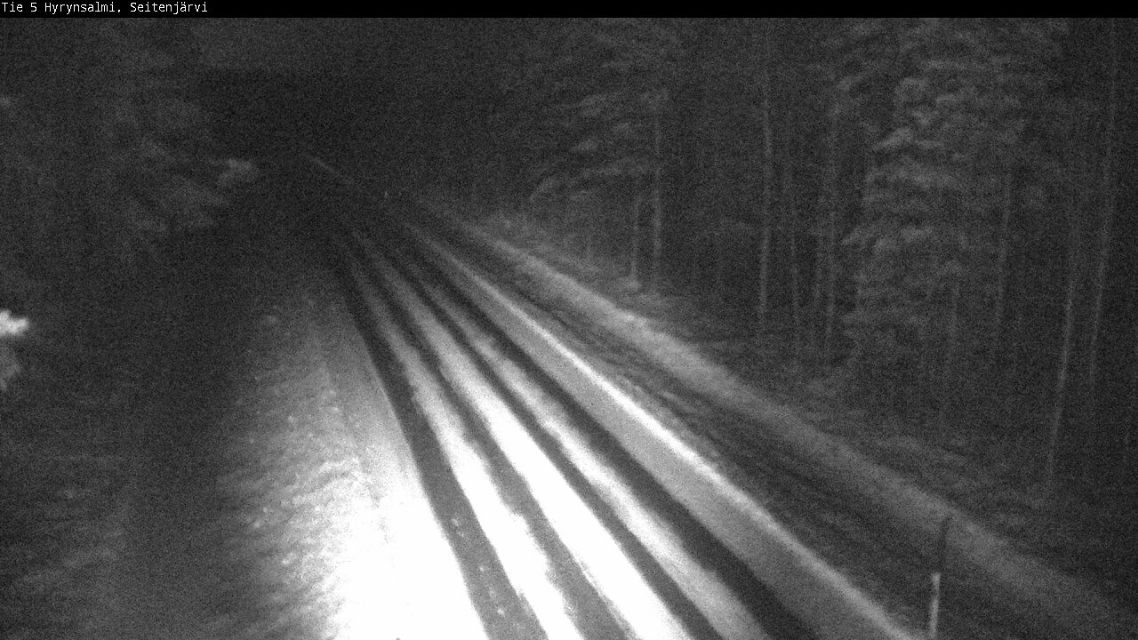 Weather Camera Image Road 5 Hyrynsalmi, Seitenjärvi, Hyrynsalmi, Kainuu