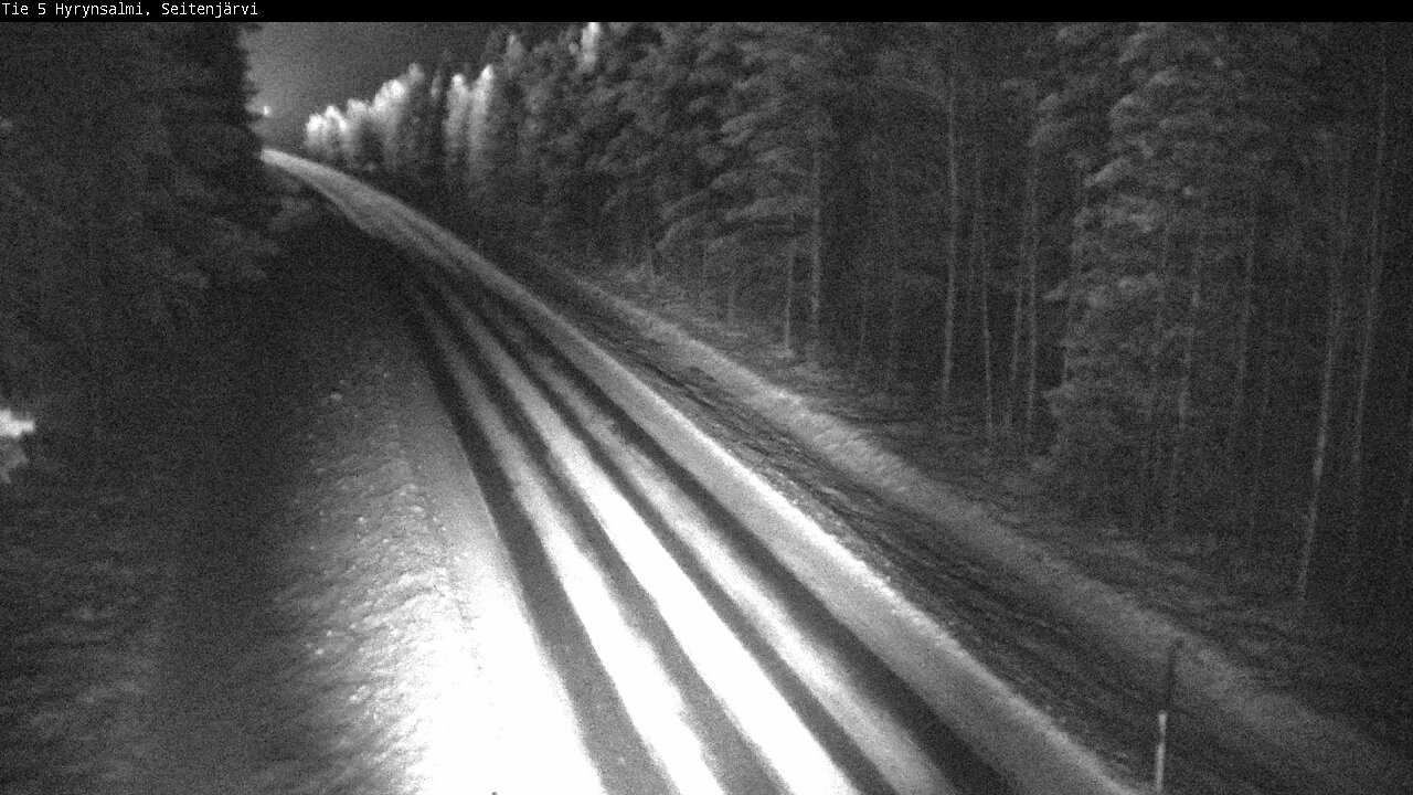 Weather Camera Image Road 5 Hyrynsalmi, Seitenjärvi, Hyrynsalmi, Kainuu