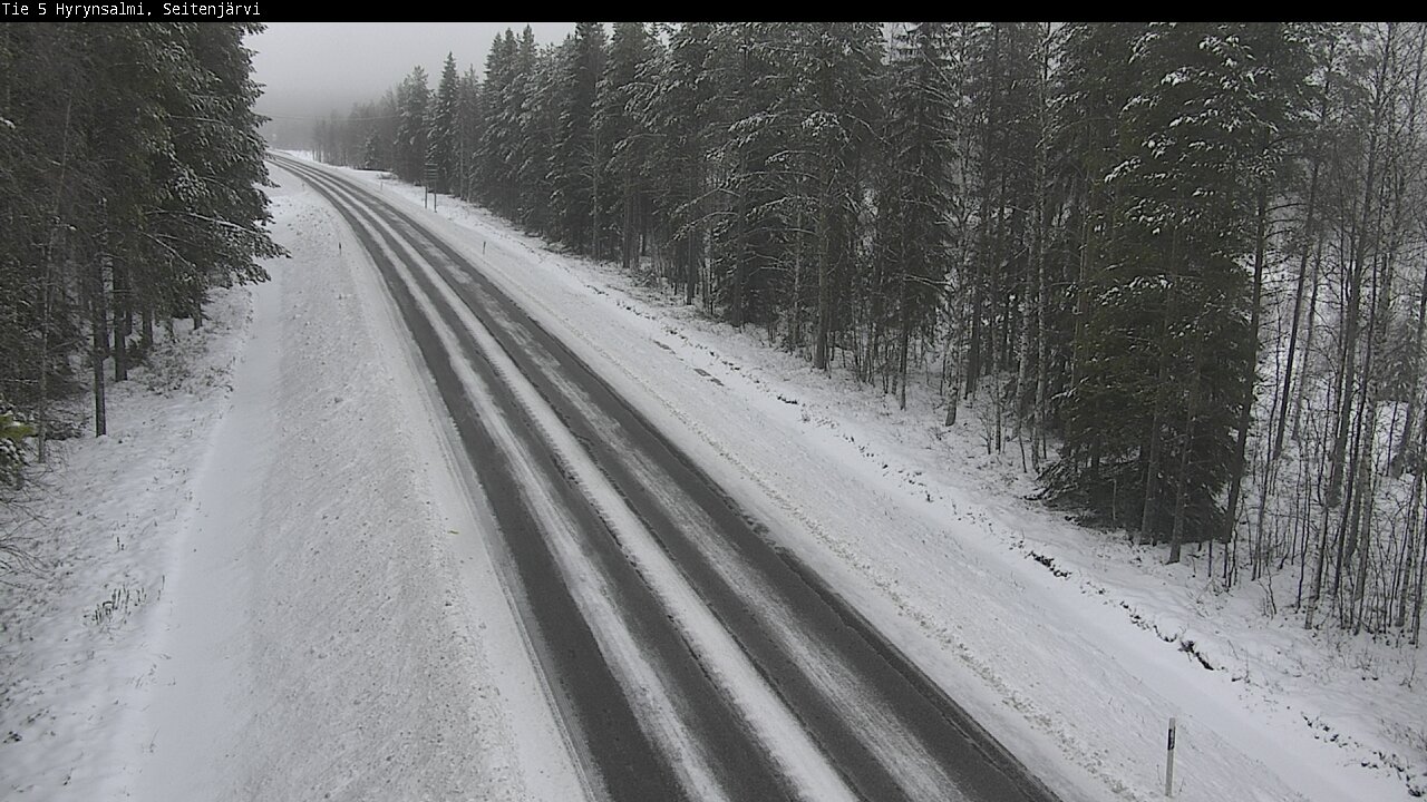 Weather Camera Image Road 5 Hyrynsalmi, Seitenjärvi, Hyrynsalmi, Kainuu