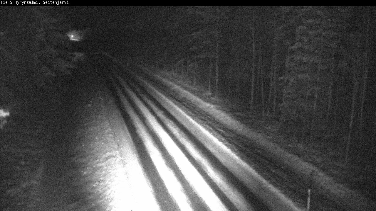 Weather Camera Image Road 5 Hyrynsalmi, Seitenjärvi, Hyrynsalmi, Kainuu