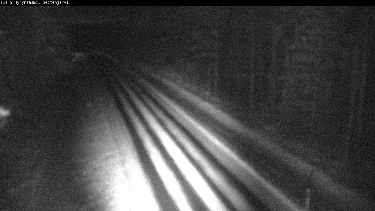 Weather Camera Image Road 5 Hyrynsalmi, Seitenjärvi, Hyrynsalmi, Kainuu
