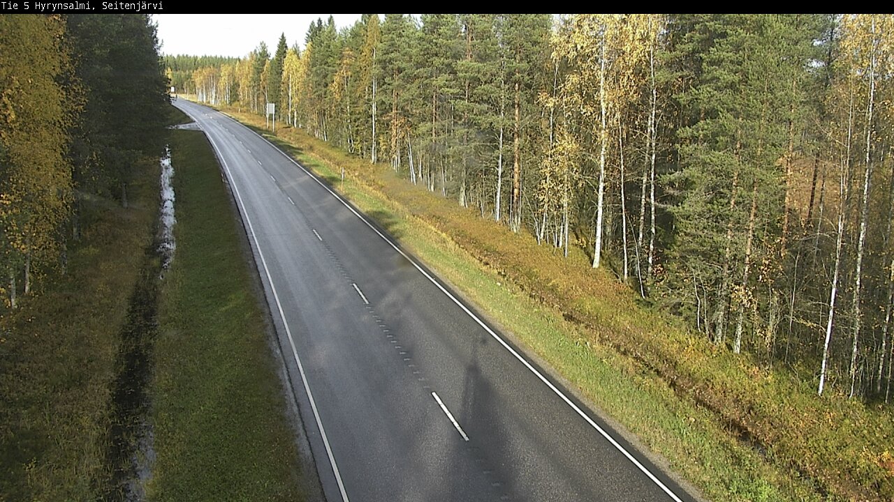 Kelikamerat Kuva Tie 5 Hyrynsalmi, Seitenjärvi, Hyrynsalmi, Kainuu