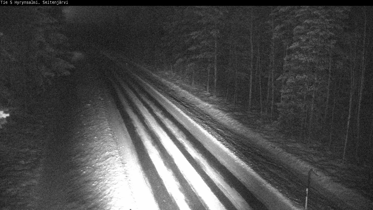 Weather Camera Image Road 5 Hyrynsalmi, Seitenjärvi, Hyrynsalmi, Kainuu