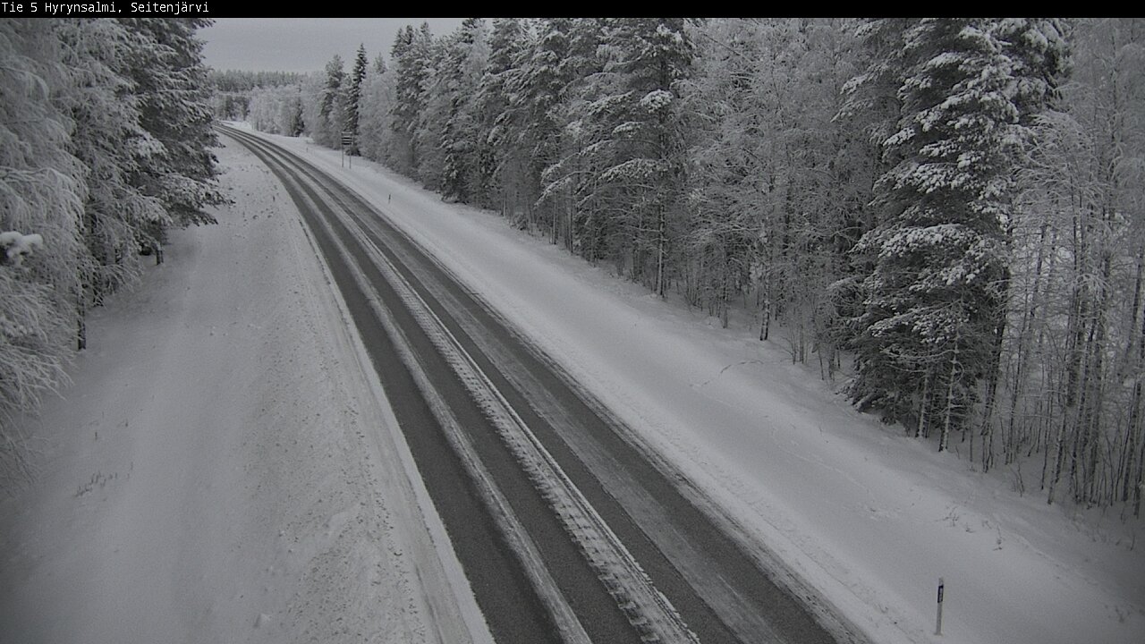 Kelikamerat Kuva Tie 5 Hyrynsalmi, Seitenjärvi, Hyrynsalmi, Kainuu