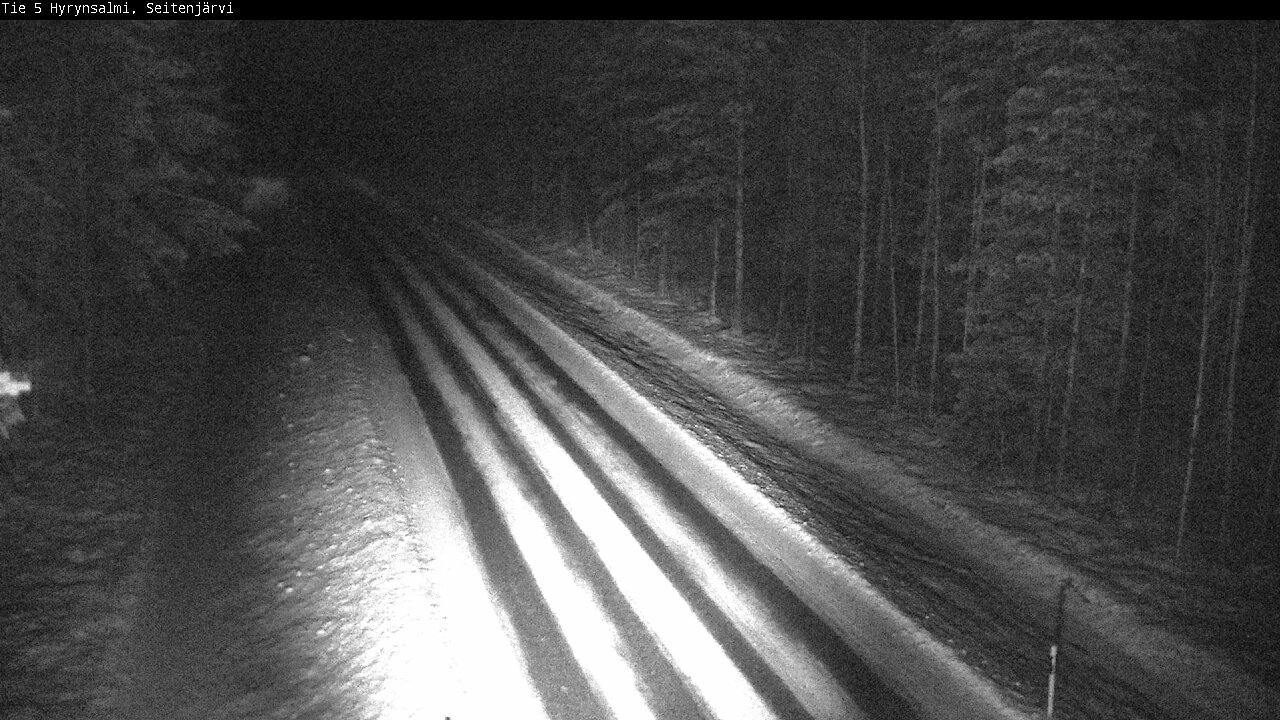 Weather Camera Image Road 5 Hyrynsalmi, Seitenjärvi, Hyrynsalmi, Kainuu