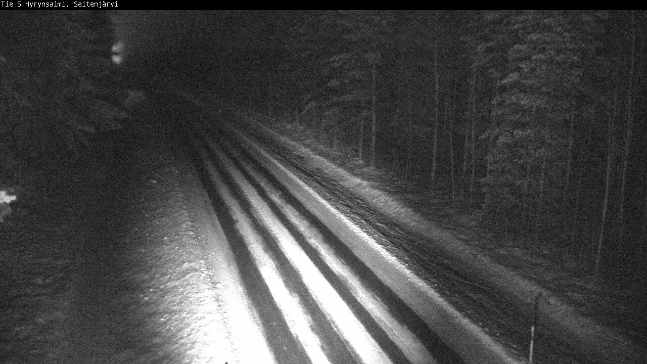 Weather Camera Image Road 5 Hyrynsalmi, Seitenjärvi, Hyrynsalmi, Kainuu