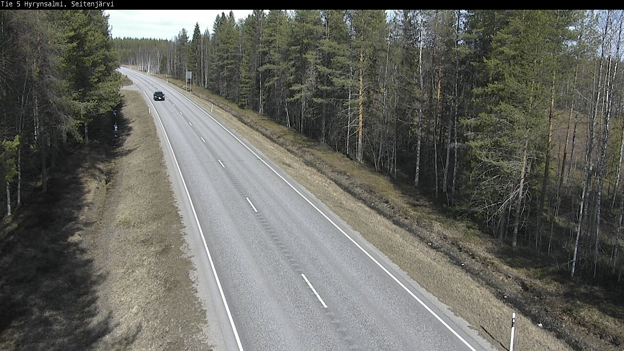 Weather Camera Image Väg 5 Hyrynsalmi, Seitenjärvi, Hyrynsalmi, Kainuu