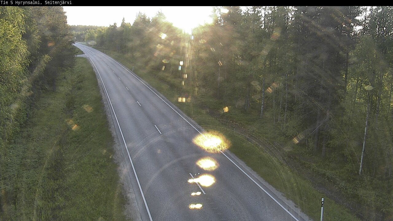 Kelikamerat Kuva Tie 5 Hyrynsalmi, Seitenjärvi, Hyrynsalmi, Kainuu
