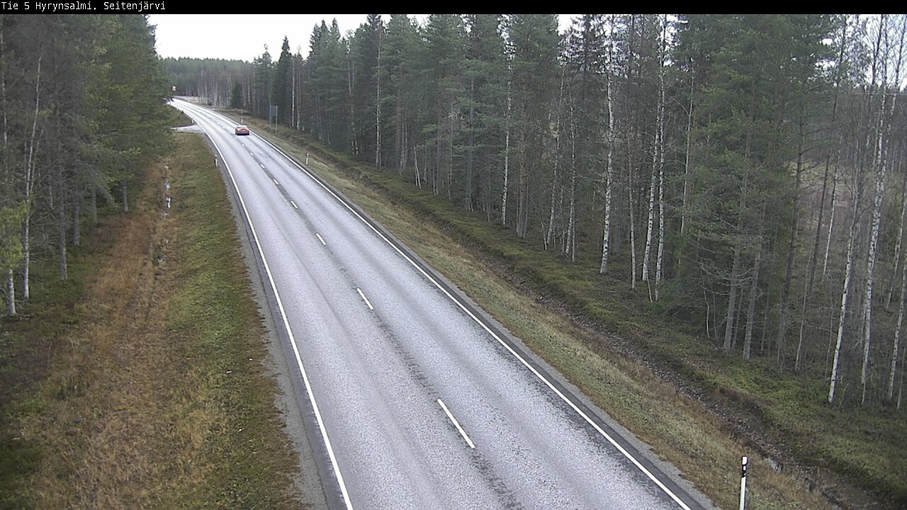 Kelikamerat Kuva Tie 5 Hyrynsalmi, Seitenjärvi, Hyrynsalmi, Kainuu