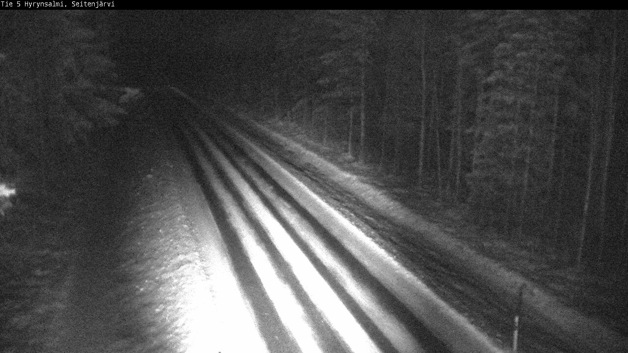 Weather Camera Image Road 5 Hyrynsalmi, Seitenjärvi, Hyrynsalmi, Kainuu