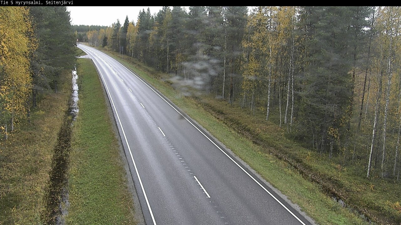 Kelikamerat Kuva Tie 5 Hyrynsalmi, Seitenjärvi, Hyrynsalmi, Kainuu