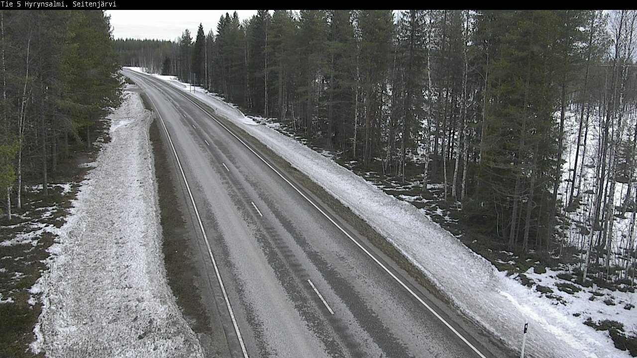 Kelikamerat Kuva Tie 5 Hyrynsalmi, Seitenjärvi, Hyrynsalmi, Kainuu