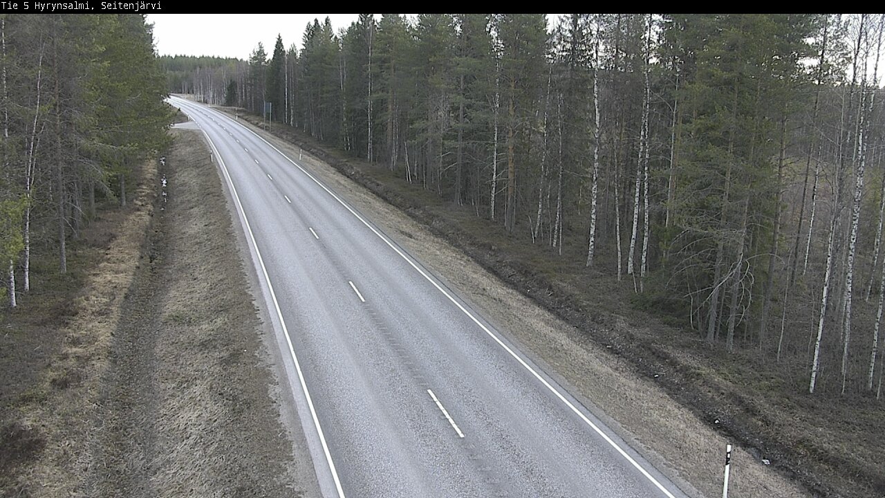 Kelikamerat Kuva Tie 5 Hyrynsalmi, Seitenjärvi, Hyrynsalmi, Kainuu