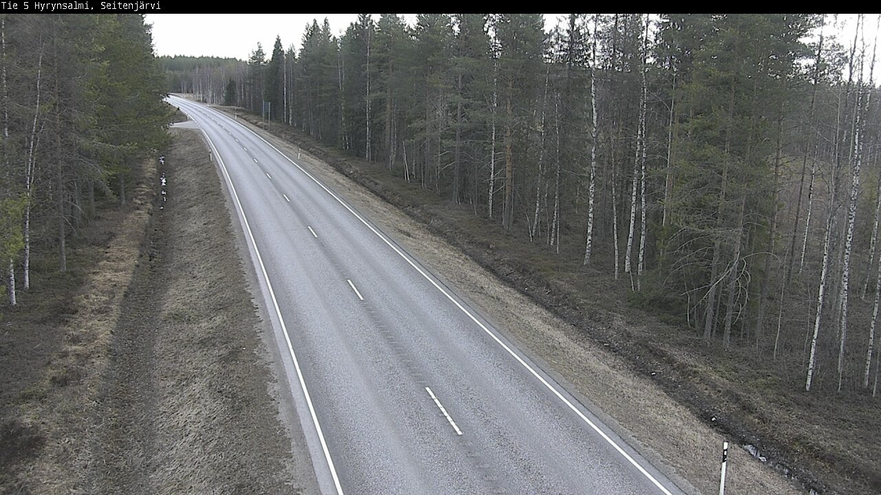 Kelikamerat Kuva Tie 5 Hyrynsalmi, Seitenjärvi, Hyrynsalmi, Kainuu