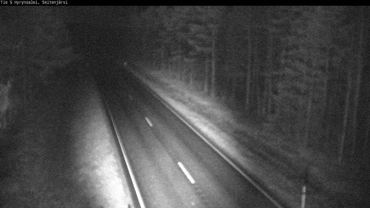 Weather Camera Image Road 5 Hyrynsalmi, Seitenjärvi, Hyrynsalmi, Kainuu