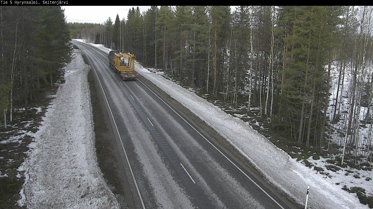 Kelikamerat Kuva Tie 5 Hyrynsalmi, Seitenjärvi, Hyrynsalmi, Kainuu