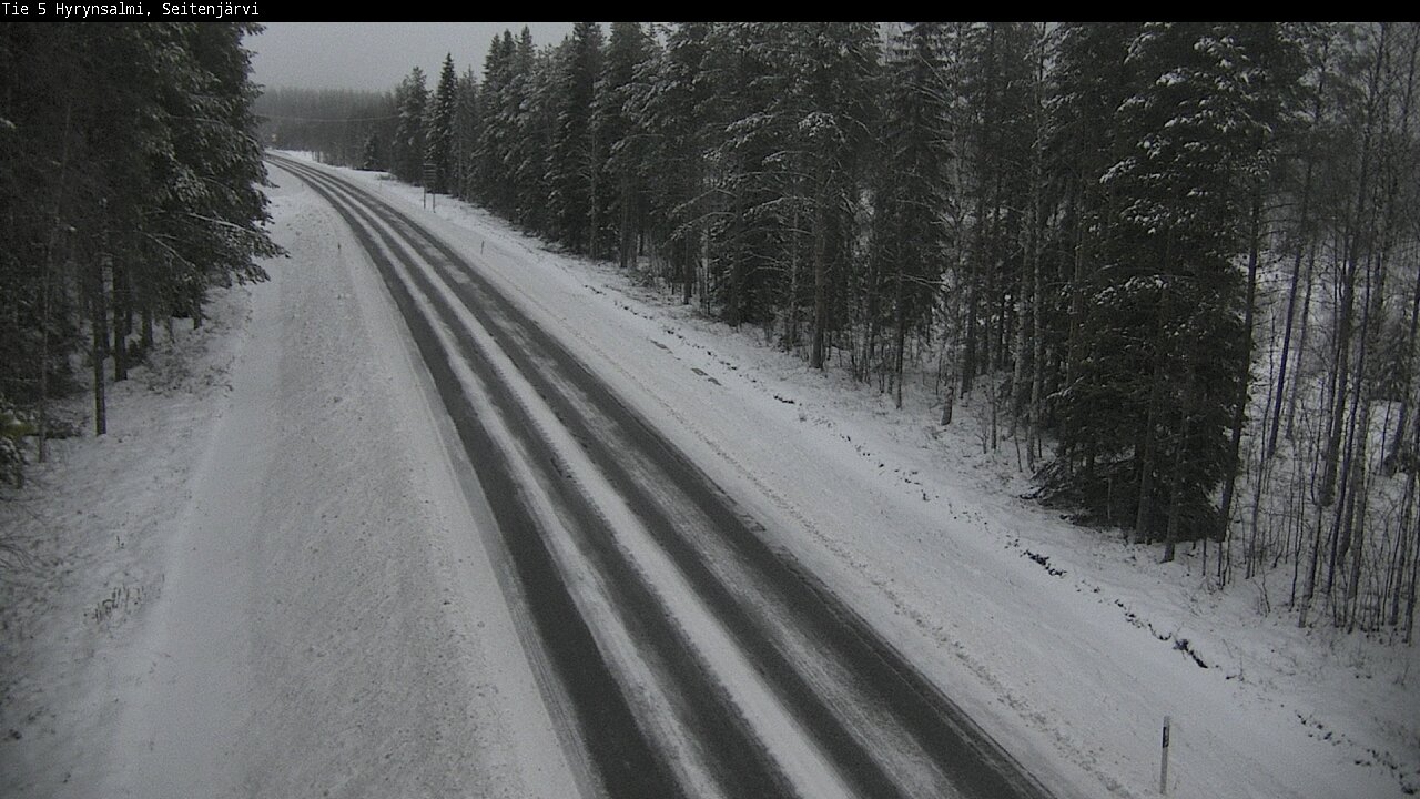 Weather Camera Image Road 5 Hyrynsalmi, Seitenjärvi, Hyrynsalmi, Kainuu