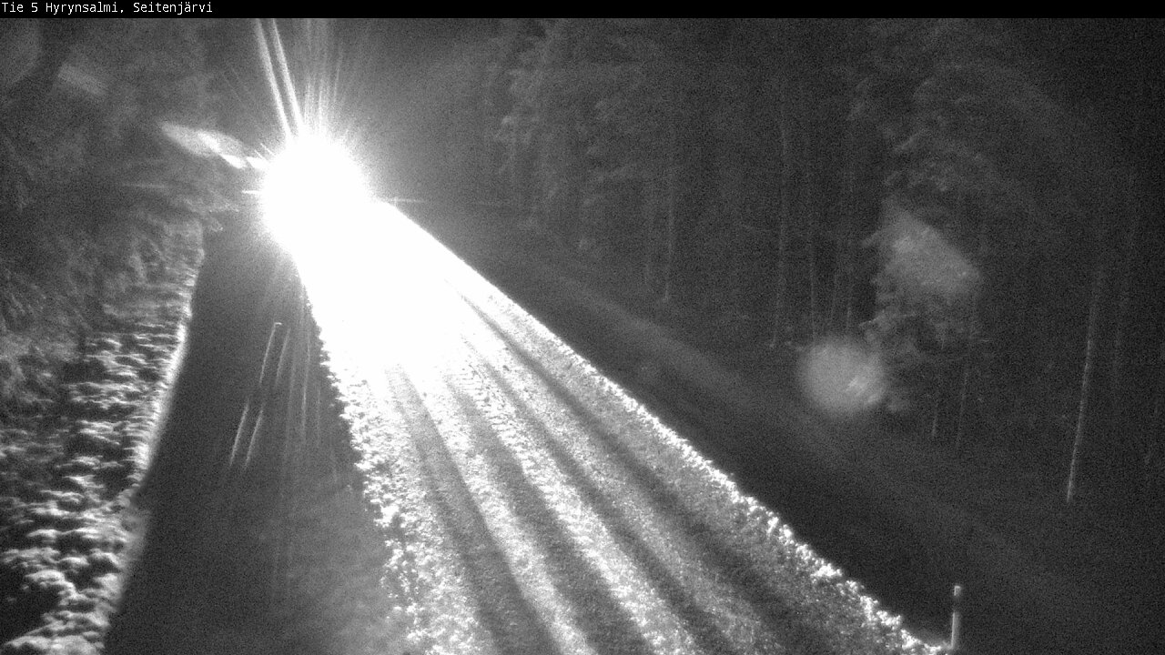 Weather Camera Image Road 5 Hyrynsalmi, Seitenjärvi, Hyrynsalmi, Kainuu