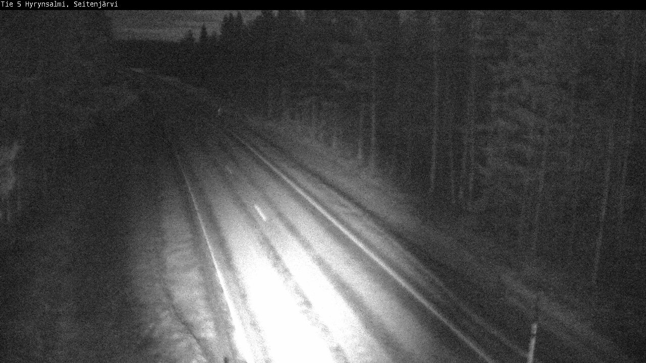 Weather Camera Image Road 5 Hyrynsalmi, Seitenjärvi, Hyrynsalmi, Kainuu