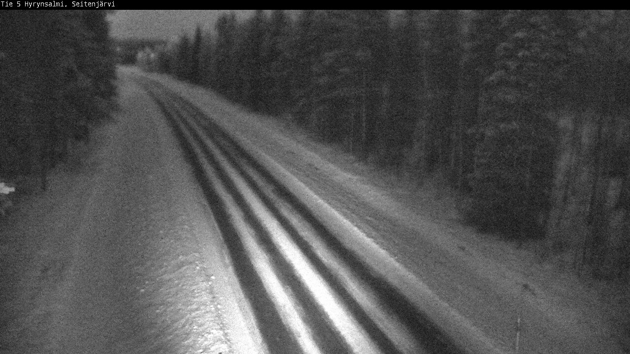 Weather Camera Image Road 5 Hyrynsalmi, Seitenjärvi, Hyrynsalmi, Kainuu