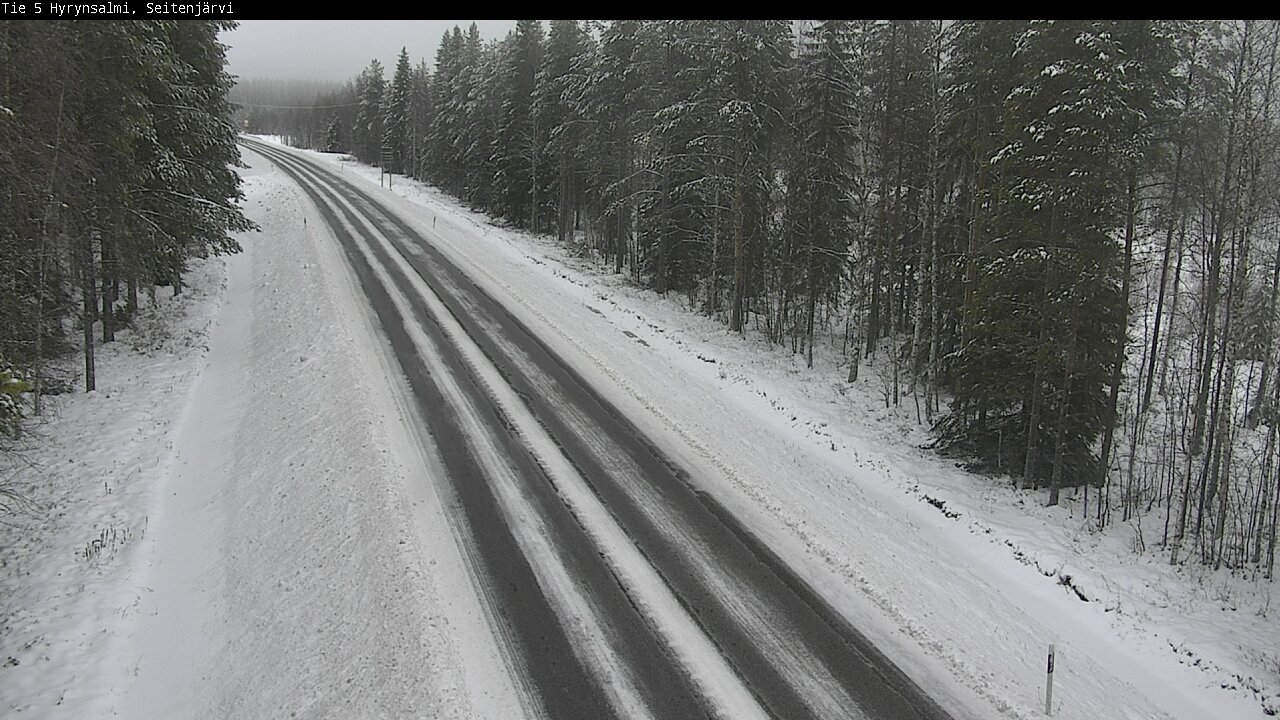 Weather Camera Image Road 5 Hyrynsalmi, Seitenjärvi, Hyrynsalmi, Kainuu