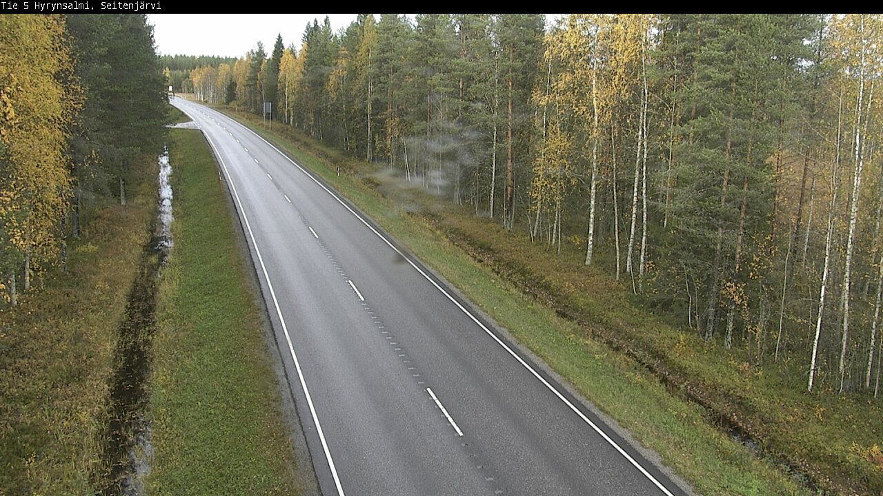 Kelikamerat Kuva Tie 5 Hyrynsalmi, Seitenjärvi, Hyrynsalmi, Kainuu