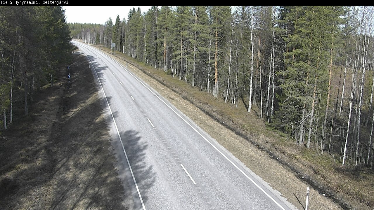 Weather Camera Image Väg 5 Hyrynsalmi, Seitenjärvi, Hyrynsalmi, Kainuu