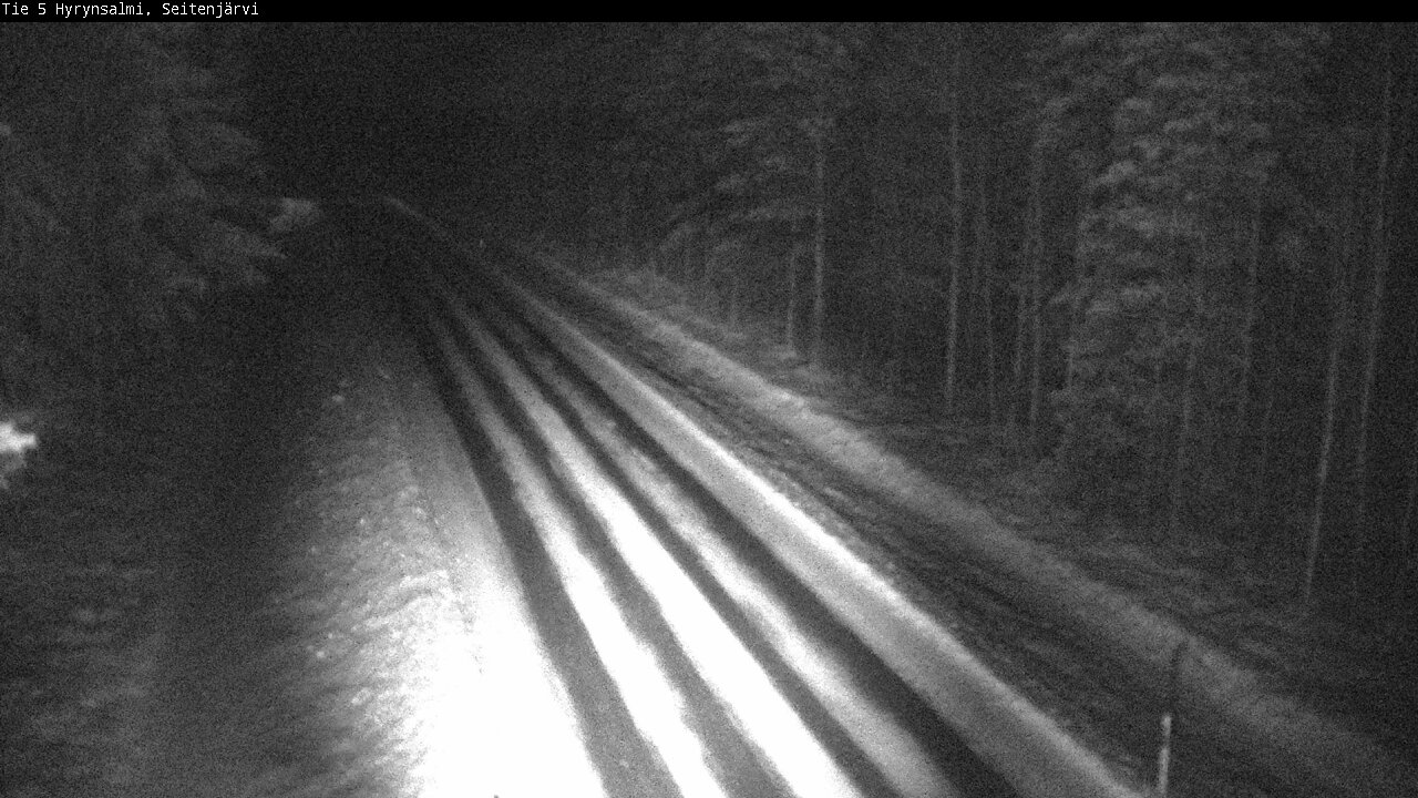 Weather Camera Image Road 5 Hyrynsalmi, Seitenjärvi, Hyrynsalmi, Kainuu