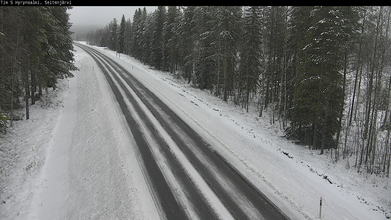 Weather Camera Image Road 5 Hyrynsalmi, Seitenjärvi, Hyrynsalmi, Kainuu