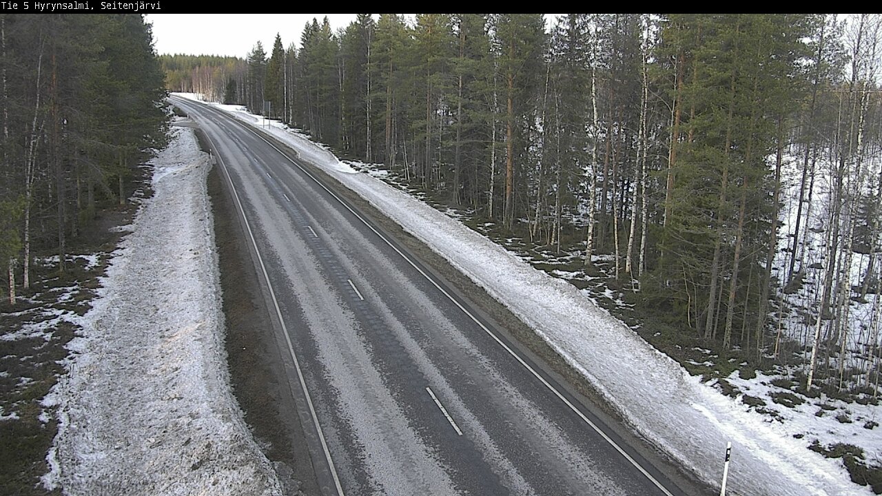 Kelikamerat Kuva Tie 5 Hyrynsalmi, Seitenjärvi, Hyrynsalmi, Kainuu