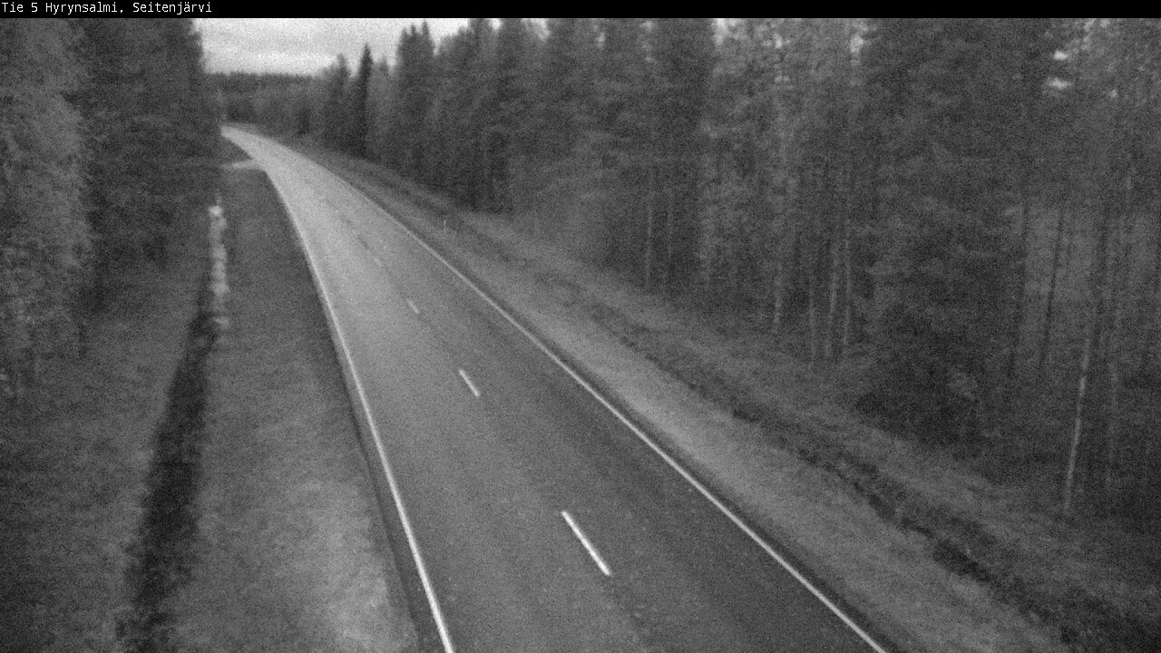Kelikamerat Kuva Tie 5 Hyrynsalmi, Seitenjärvi, Hyrynsalmi, Kainuu
