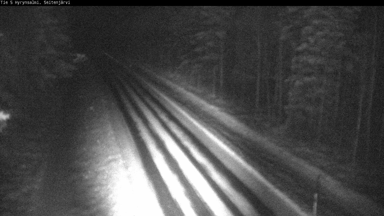 Weather Camera Image Road 5 Hyrynsalmi, Seitenjärvi, Hyrynsalmi, Kainuu