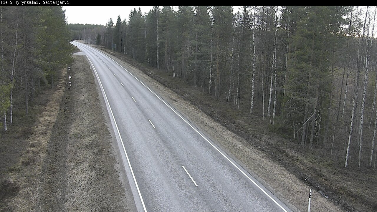 Kelikamerat Kuva Tie 5 Hyrynsalmi, Seitenjärvi, Hyrynsalmi, Kainuu