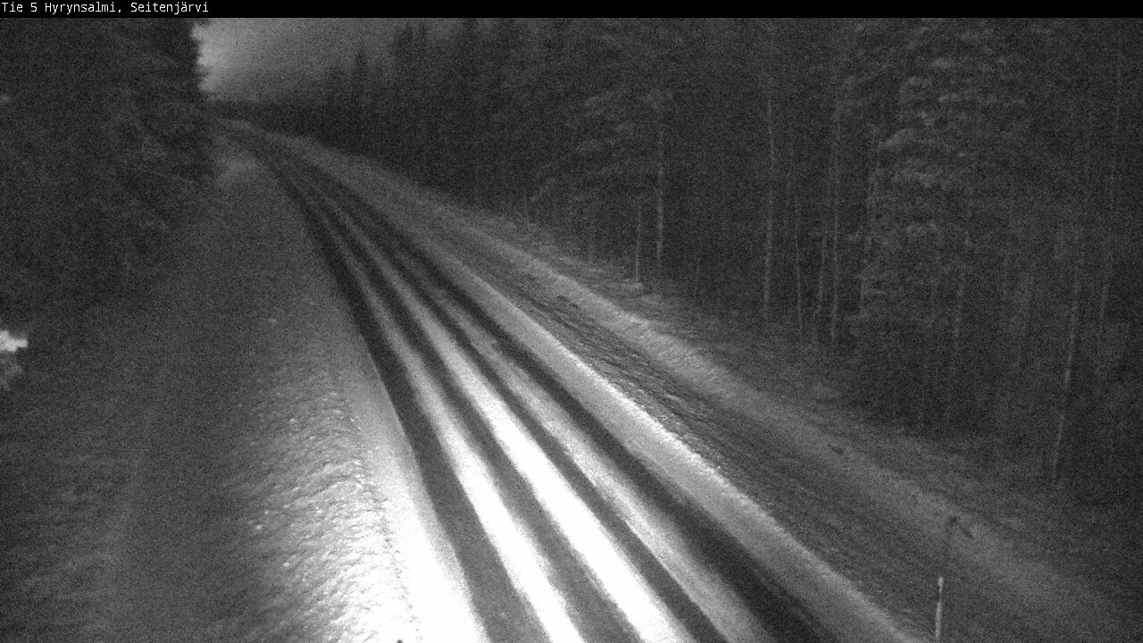 Weather Camera Image Road 5 Hyrynsalmi, Seitenjärvi, Hyrynsalmi, Kainuu
