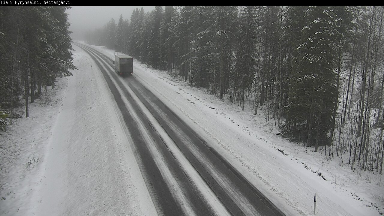 Weather Camera Image Road 5 Hyrynsalmi, Seitenjärvi, Hyrynsalmi, Kainuu