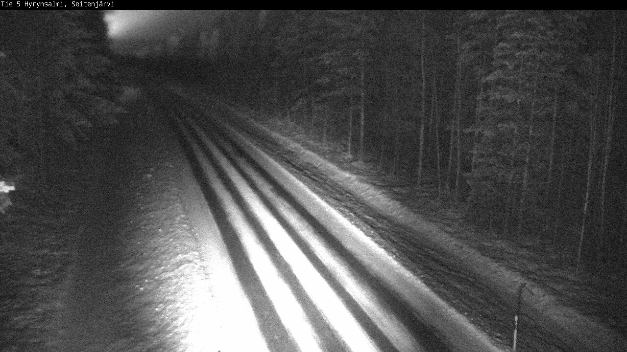 Weather Camera Image Road 5 Hyrynsalmi, Seitenjärvi, Hyrynsalmi, Kainuu