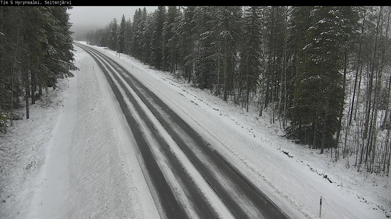 Weather Camera Image Road 5 Hyrynsalmi, Seitenjärvi, Hyrynsalmi, Kainuu