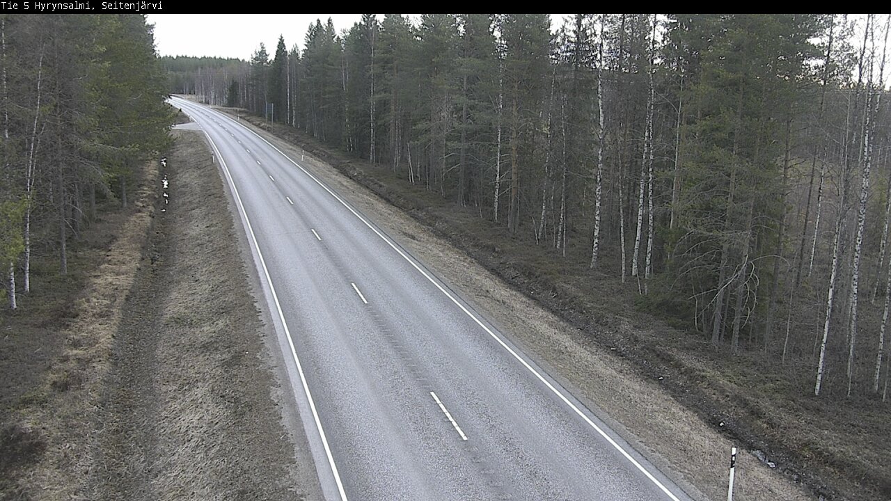 Kelikamerat Kuva Tie 5 Hyrynsalmi, Seitenjärvi, Hyrynsalmi, Kainuu