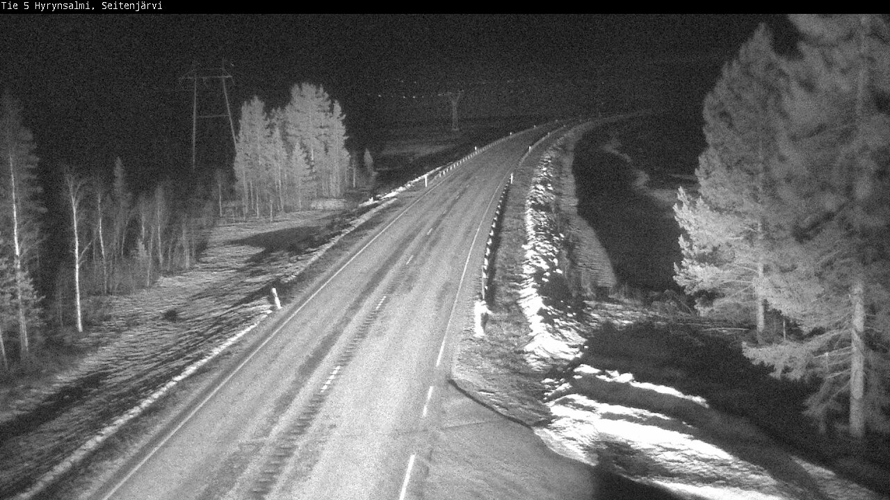 Kelikamerat Kuva Tie 5 Hyrynsalmi, Seitenjärvi, Hyrynsalmi, Kainuu