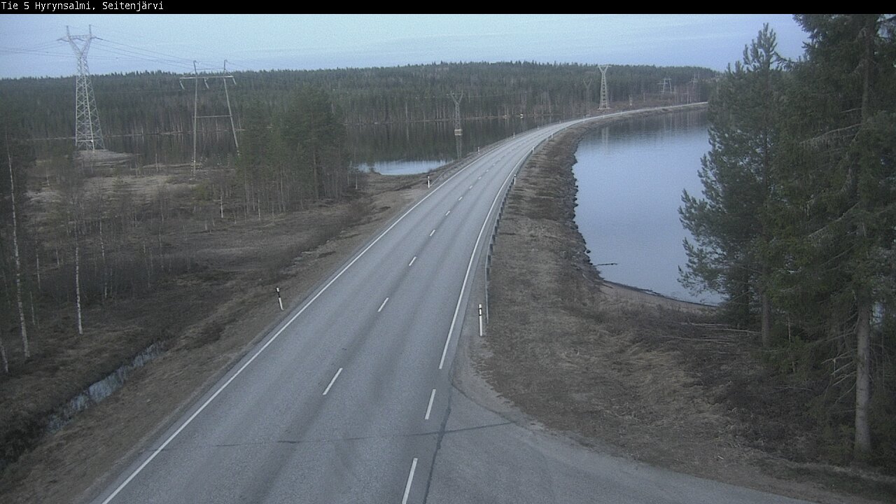 Kelikamerat Kuva Tie 5 Hyrynsalmi, Seitenjärvi, Hyrynsalmi, Kainuu