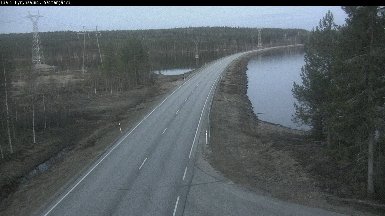 Kelikamerat Kuva Tie 5 Hyrynsalmi, Seitenjärvi, Hyrynsalmi, Kainuu