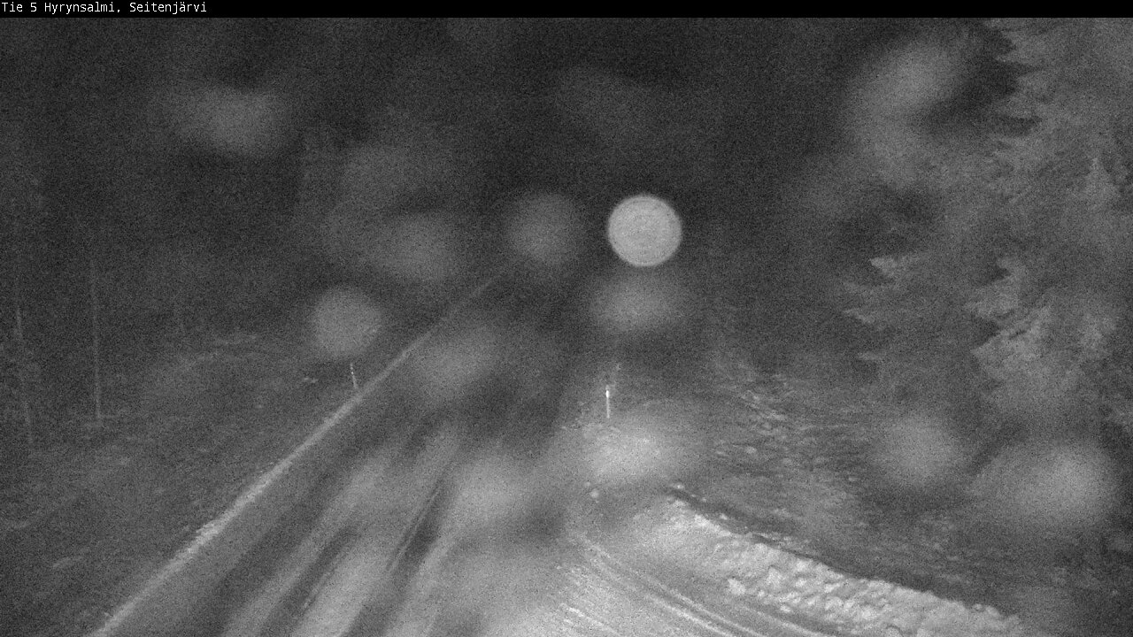 Weather Camera Image Road 5 Hyrynsalmi, Seitenjärvi, Hyrynsalmi, Kainuu