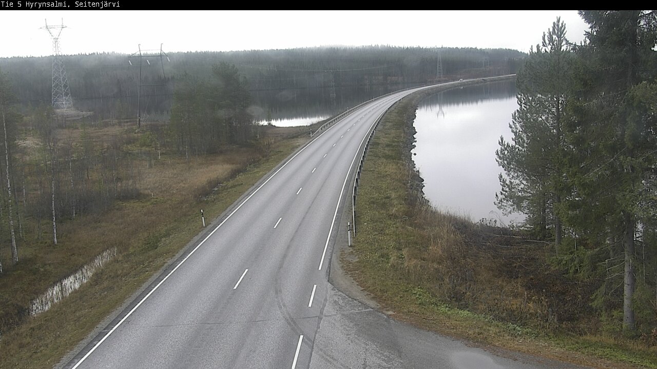 Kelikamerat Kuva Tie 5 Hyrynsalmi, Seitenjärvi, Hyrynsalmi, Kainuu