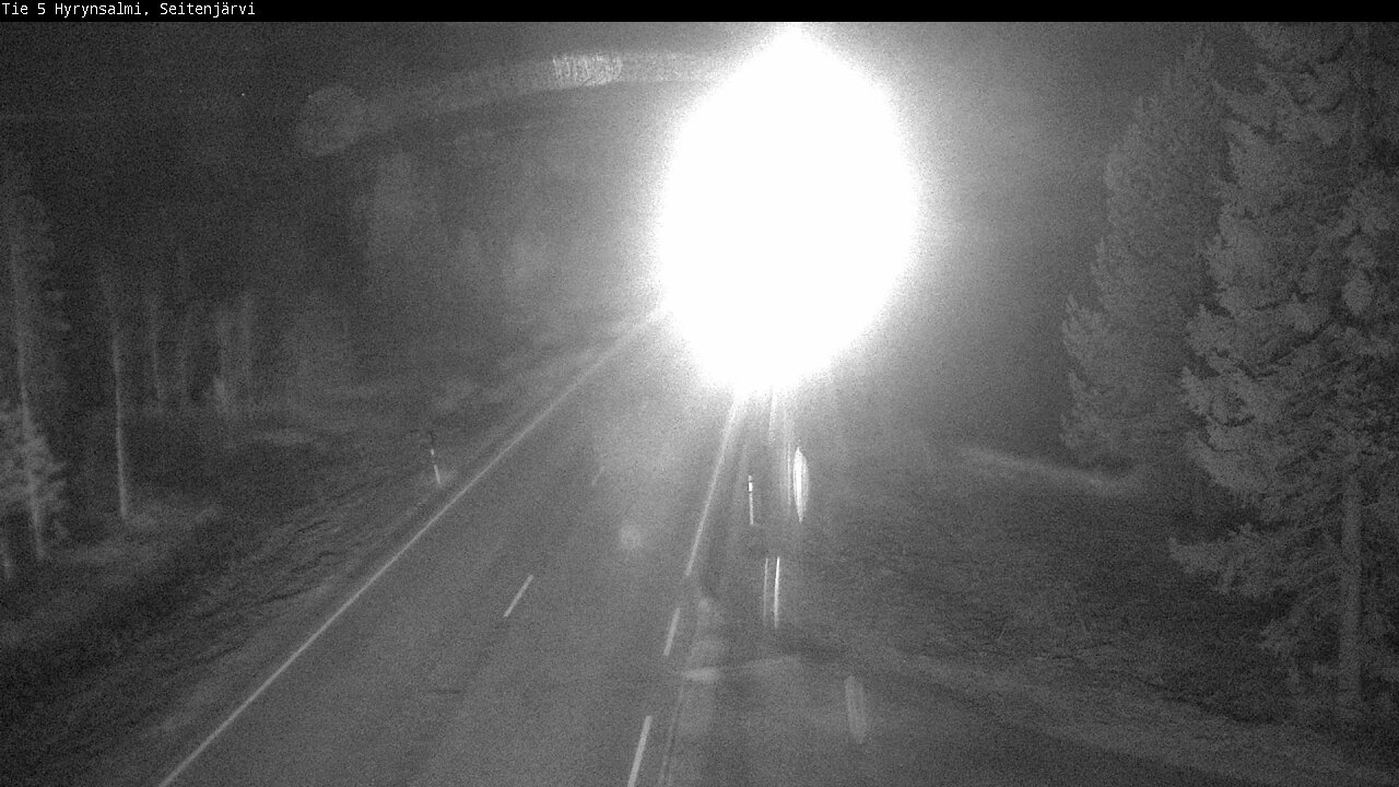 Weather Camera Image Road 5 Hyrynsalmi, Seitenjärvi, Hyrynsalmi, Kainuu