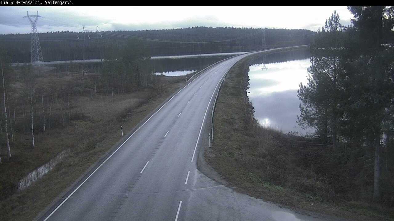 Kelikamerat Kuva Tie 5 Hyrynsalmi, Seitenjärvi, Hyrynsalmi, Kainuu