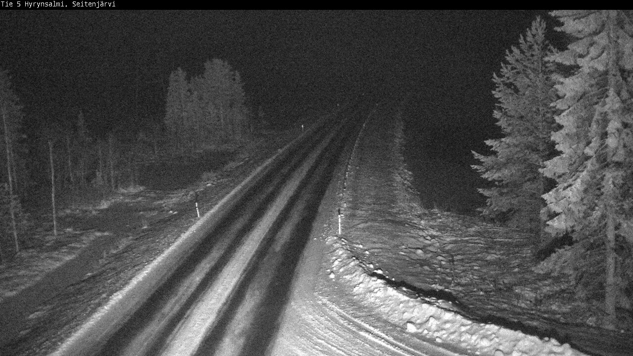 Weather Camera Image Road 5 Hyrynsalmi, Seitenjärvi, Hyrynsalmi, Kainuu